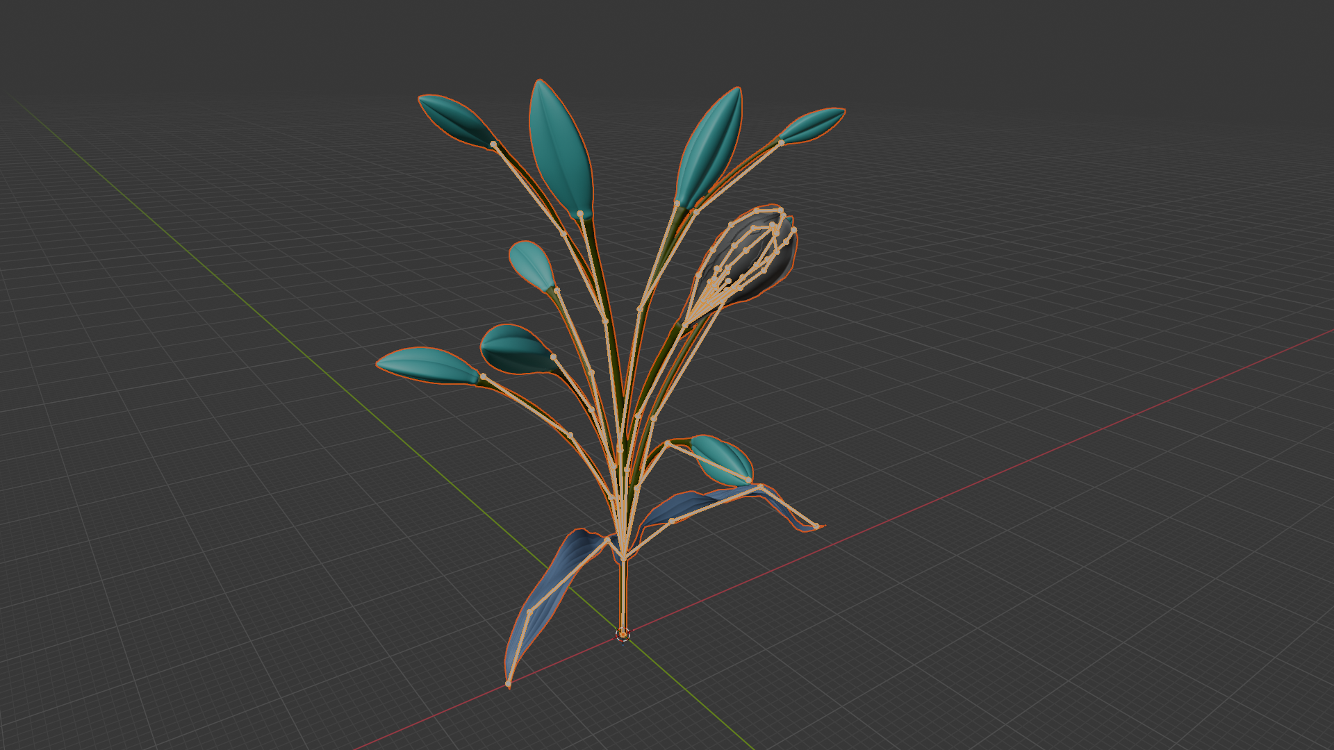 Lily bone rig