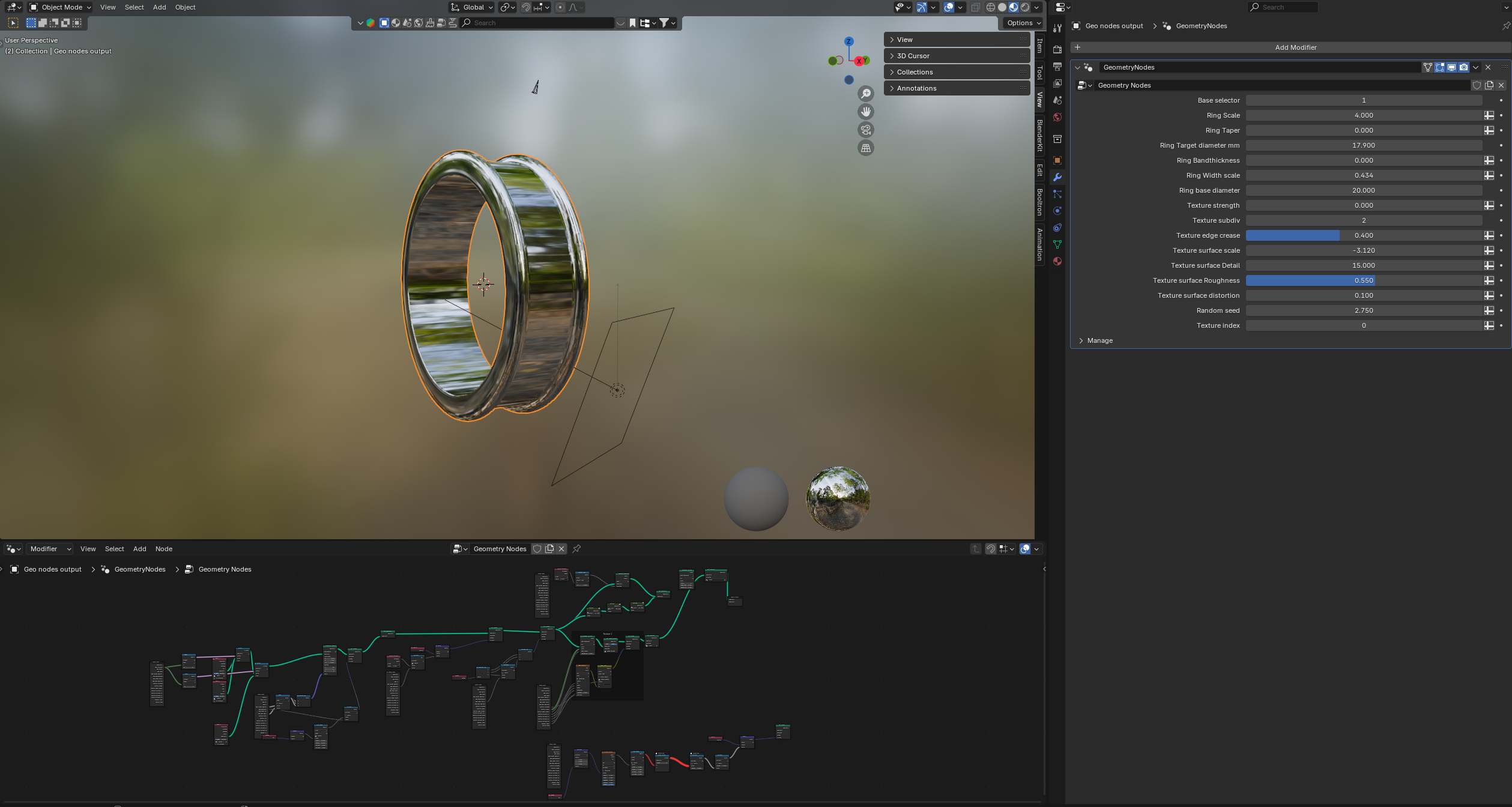 Ring blender test