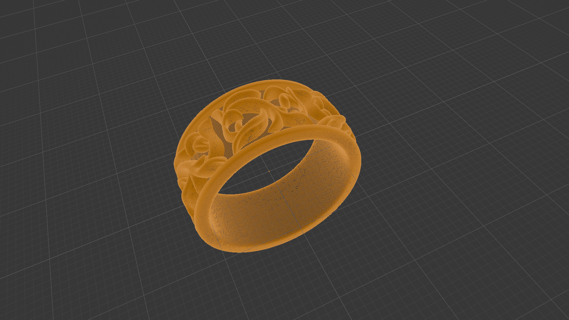 Vine ring wireframe